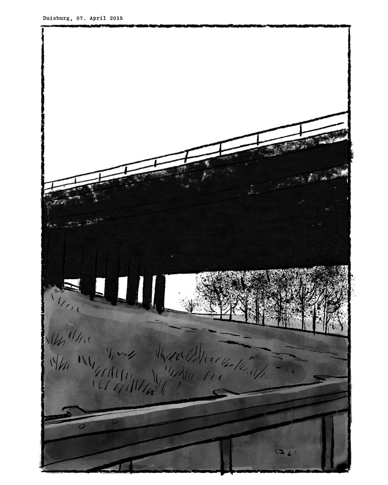 8 years now and here I am starting book two, trying to capture that sad day.
.
.
.
#graphicnovel #comic #bd #highway #dad #blackandwhite #digitalink #familyhistory #family #columbusstrasse #duisburg