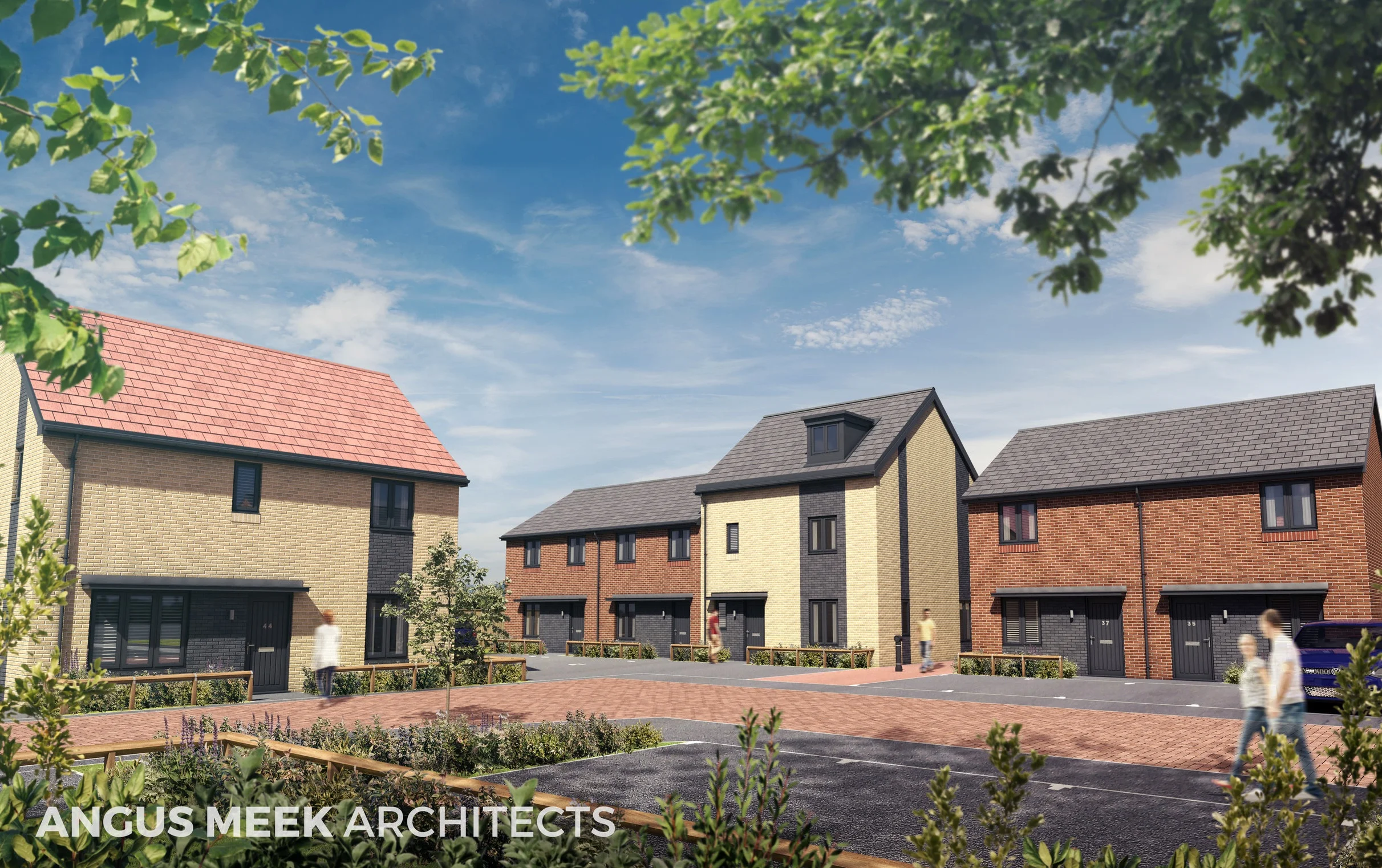 WINTERHAY LANE, ILMINSTER WORK BEGINS ON SITE — Angus Meek Architects