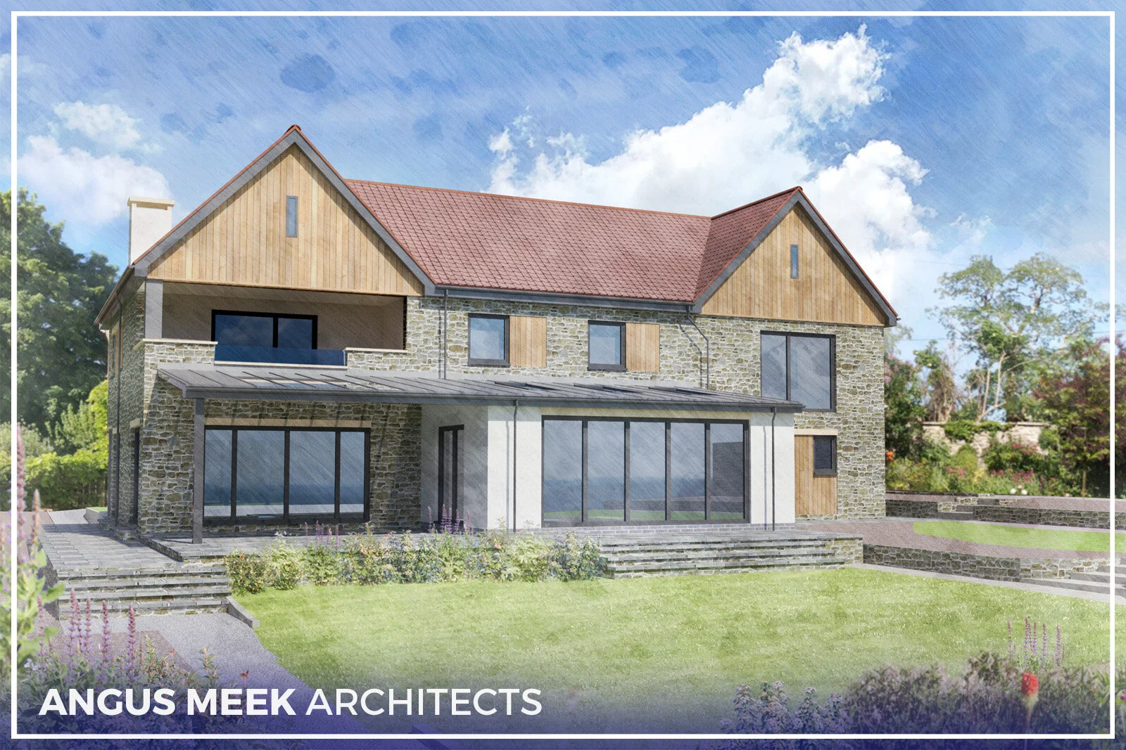 KYNANCE HOUSE PLANNING APPLICATION SUBMITTED — Angus Meek Architects