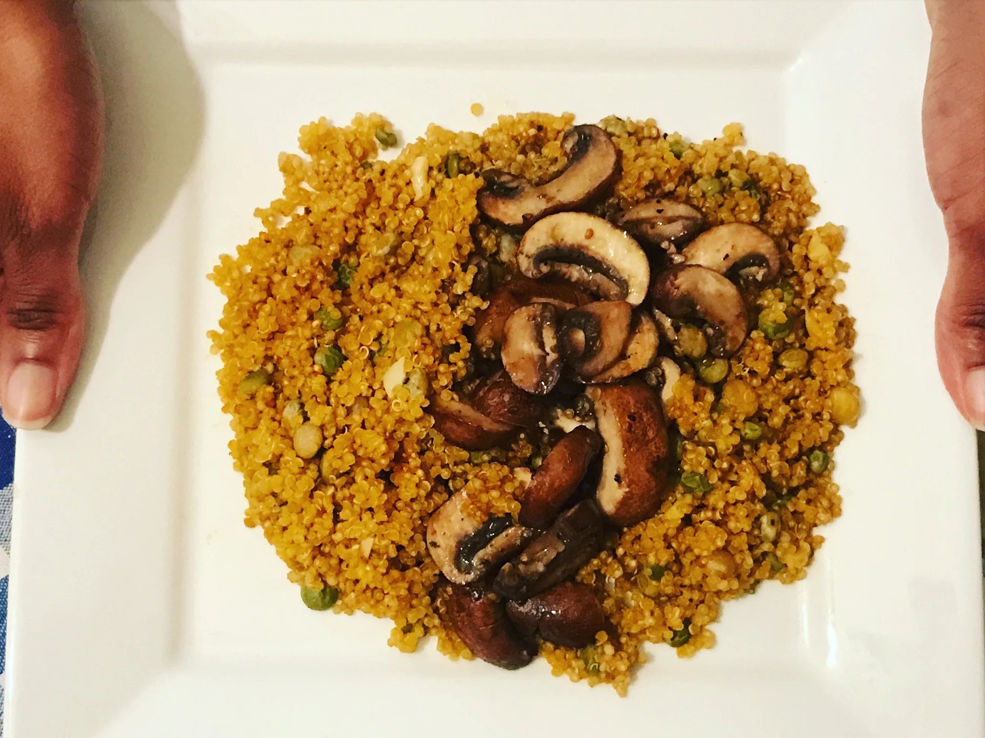 Mushrooms, Quinoa and Pigeon Peas (Optional) — la vie en Mé