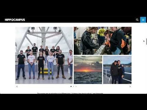 UON article featuring Ali Jam Media onboard CSIRO RV Investigator