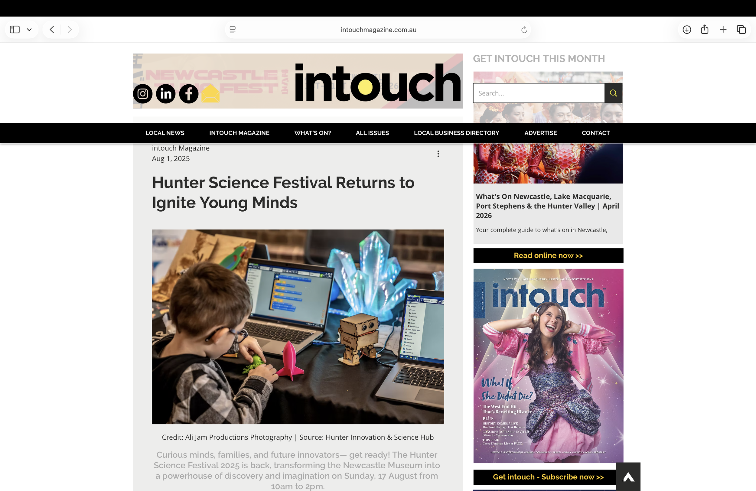 Hunter Science Festival