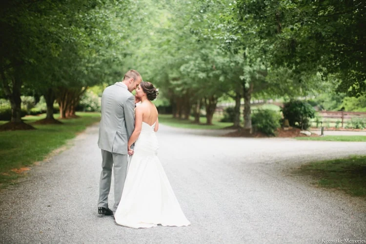 Kelsey and Brandon Hawkesdene House Andrews NC Wedding Photographer