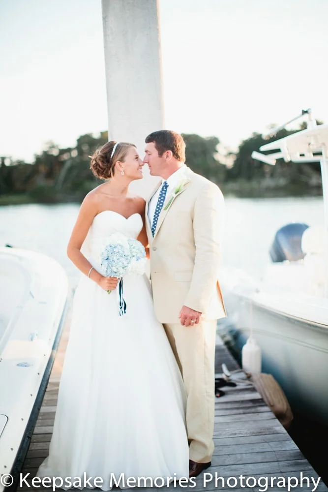 The Boathouse Beaufort NC Wedding