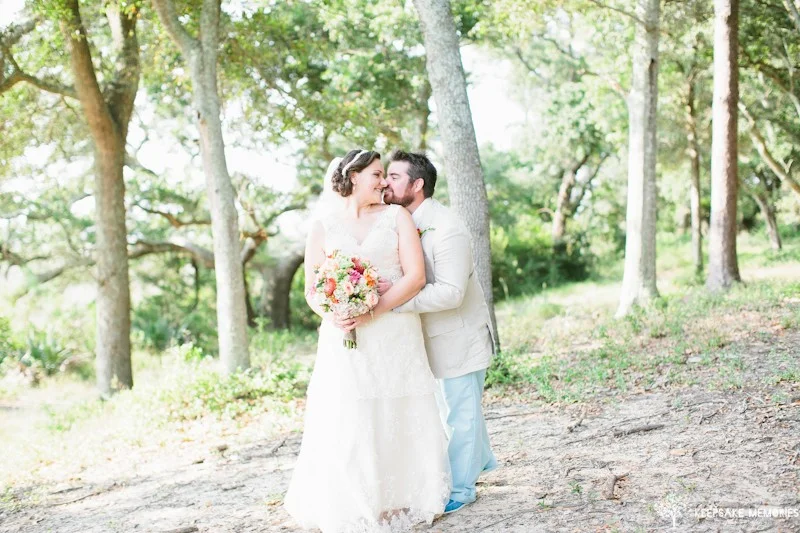 Rustic Fort Fisher NC Historic Site Wedding Photographers