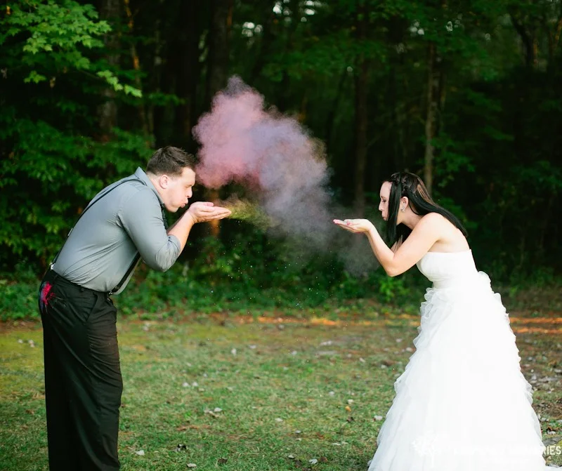 Dry Paint Trash the Dress Session