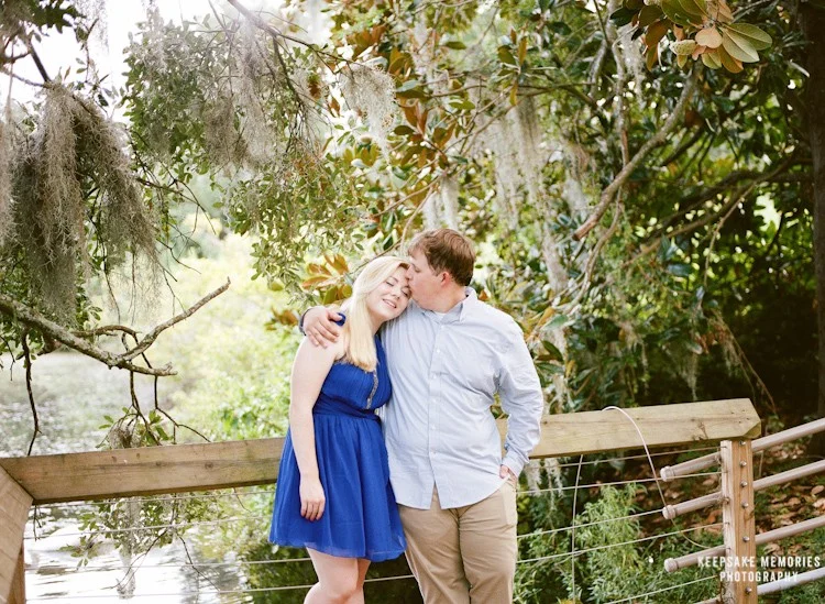 Fine Art Engagement Session at Airlie Gardens