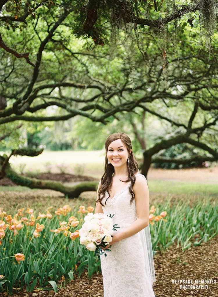 Lauren Airlie Garden Bridal Portraits