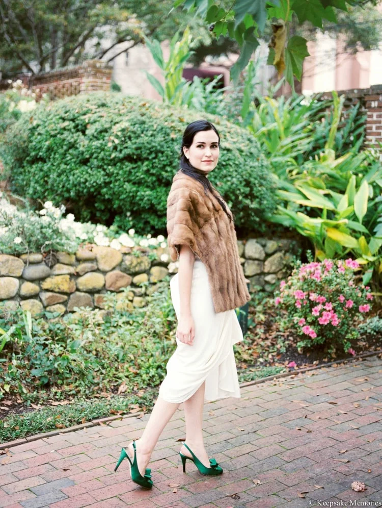 Brides Wearing Fur Coats