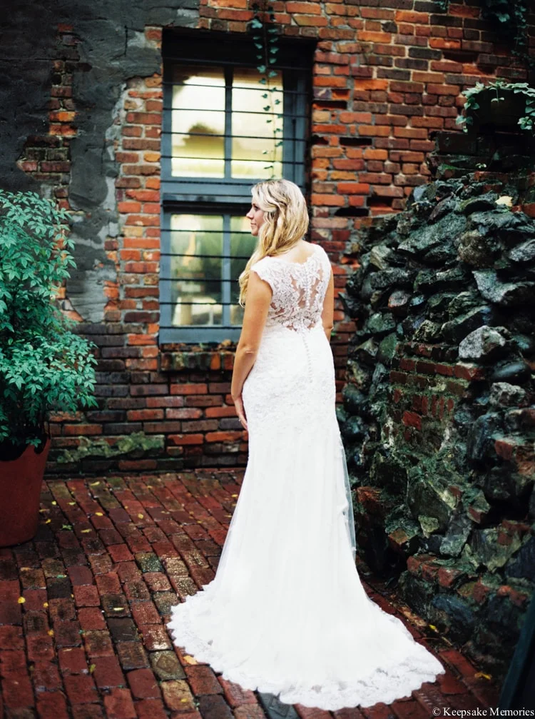 Rainy Wilmington NC Bridal Portraits