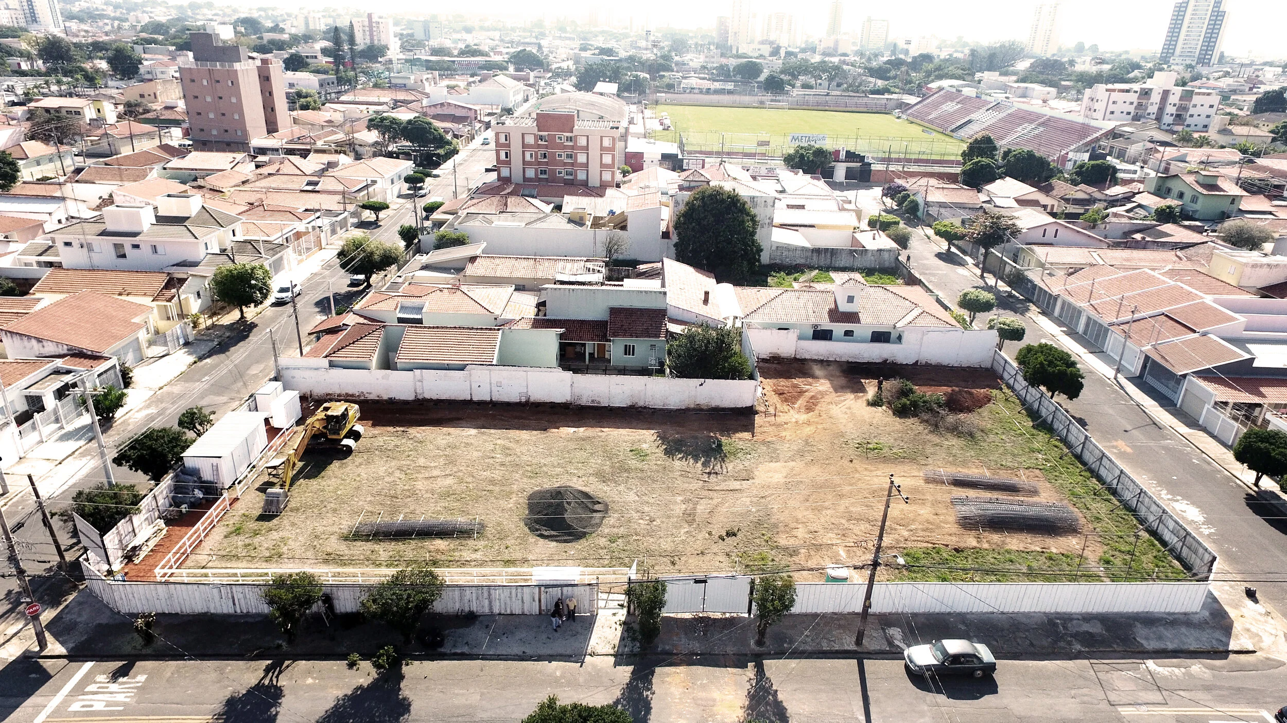 Preparação para início de Obra