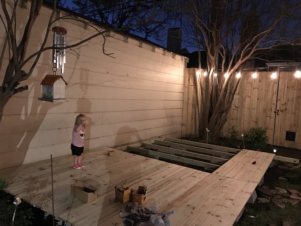 End of Day 1 with my little helper!