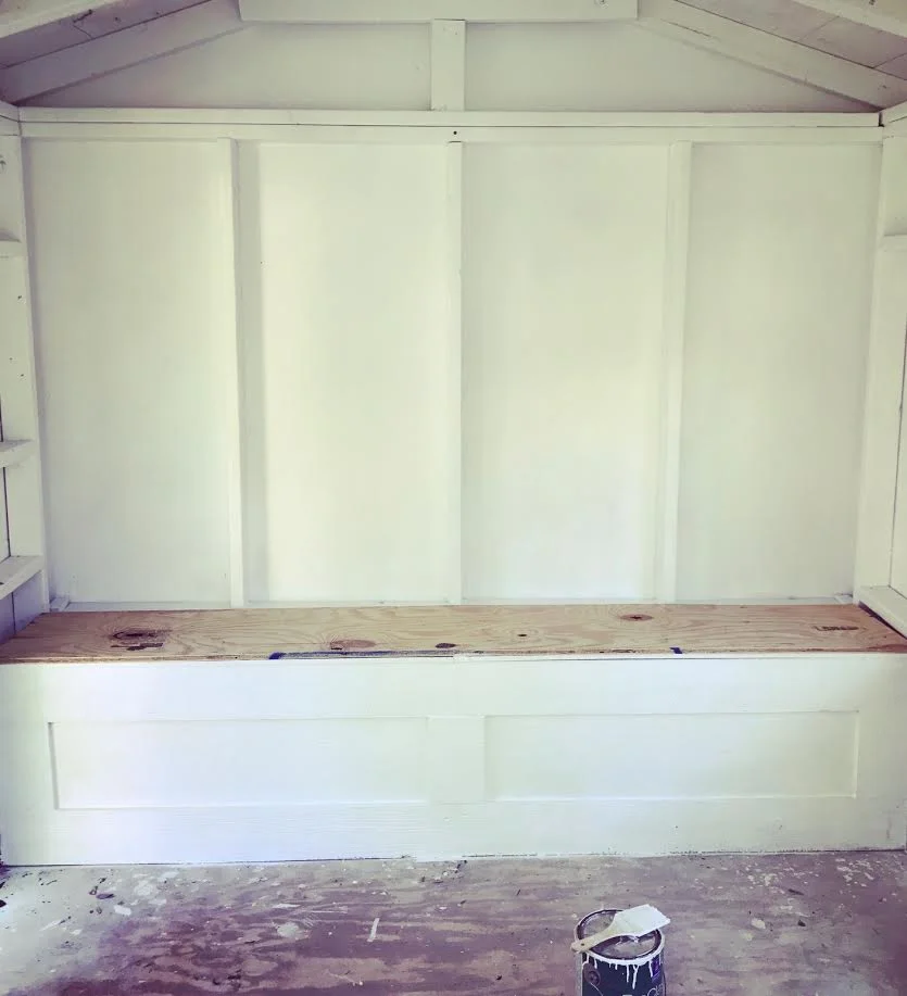 Ignore the floor! It will be covered soon enough :) 