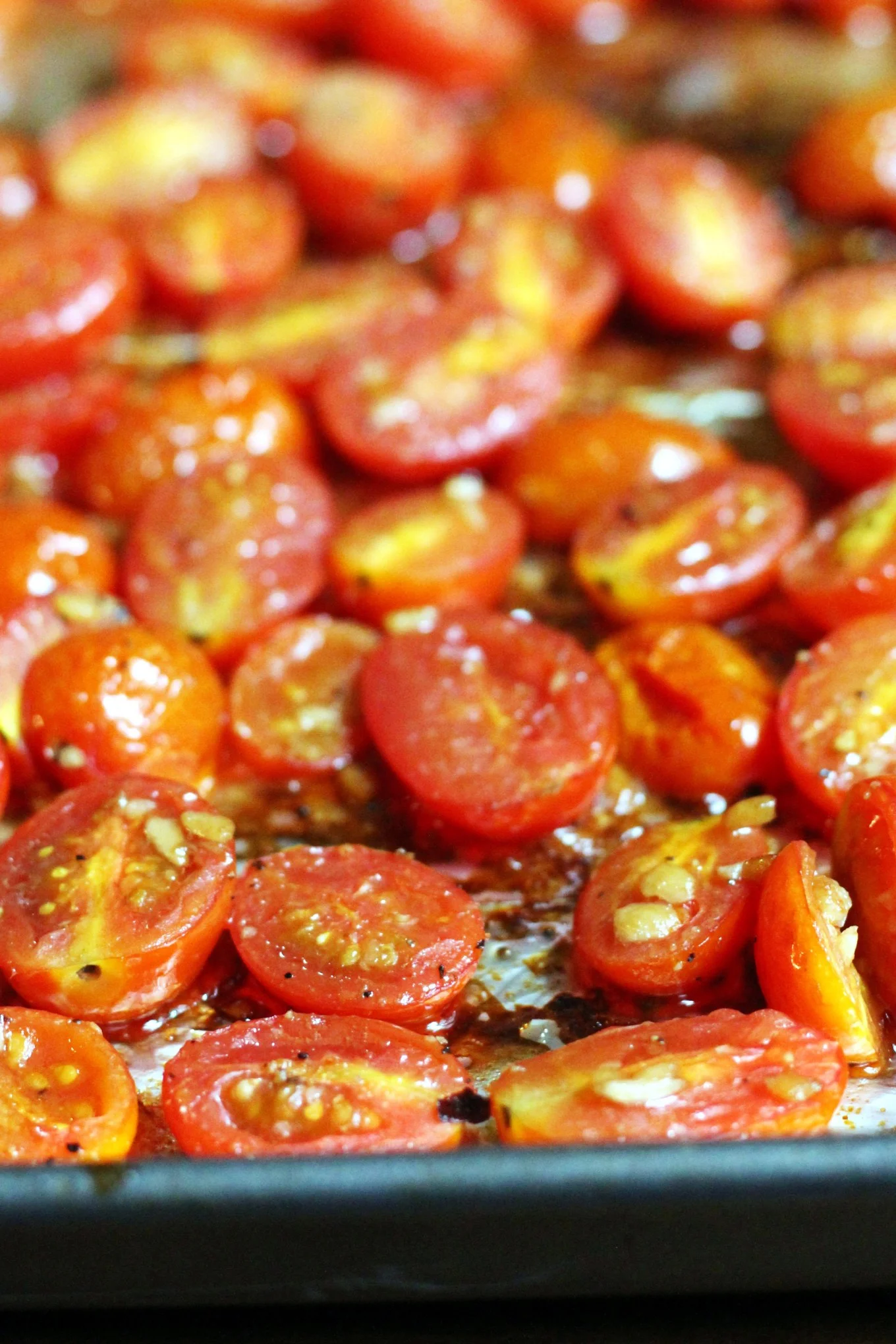 *I pulse these up with a bit of basil to make a pasta sauce or marinara for bruscetta 