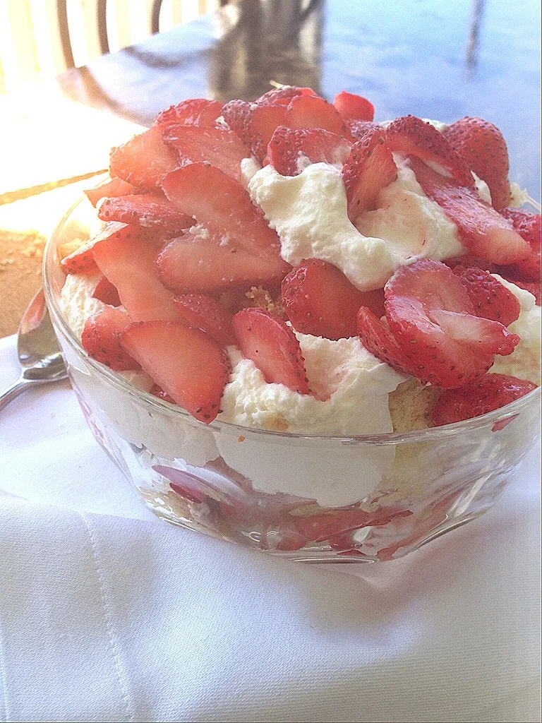 cake in a bowl