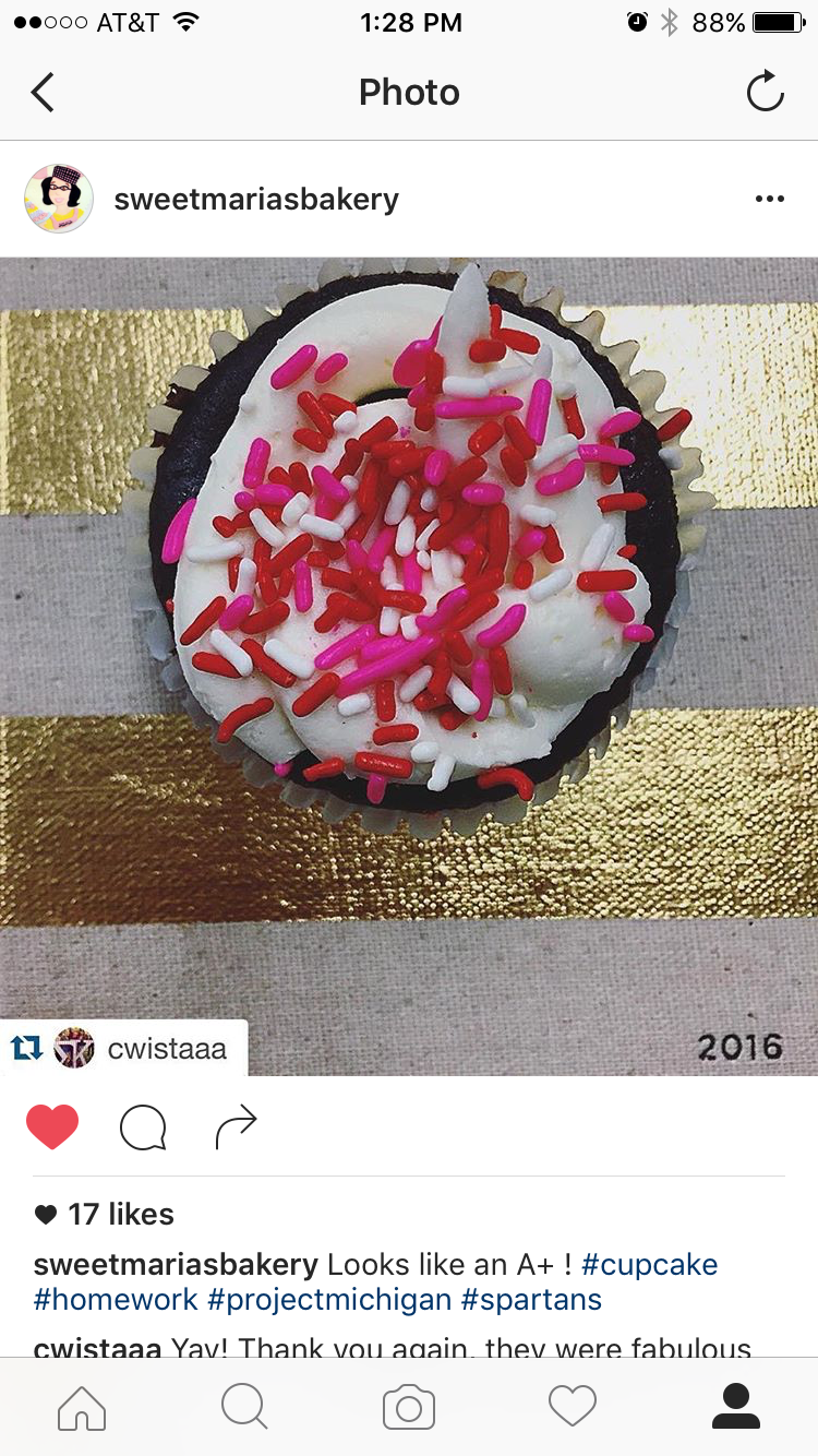 Awesome Student Cupcake!