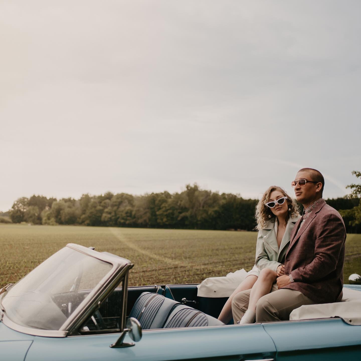 I&rsquo;ll forever be obsessed with these two 

Hosts: @soulsistersworkshop
Venue: @wheatfieldestate
Car: @j_p_classics
Florals: @thornsandthistlefloral
Models: Steva @steva_xo
Josh @jplain45
Denim Jacket : @somethingbluedenimco