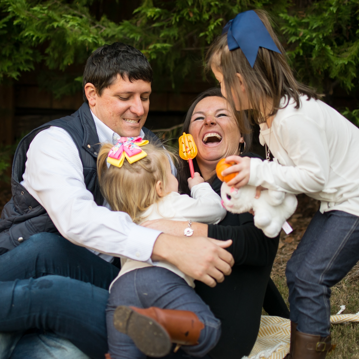 {neal family} | backyard fun | atlanta family photographer 