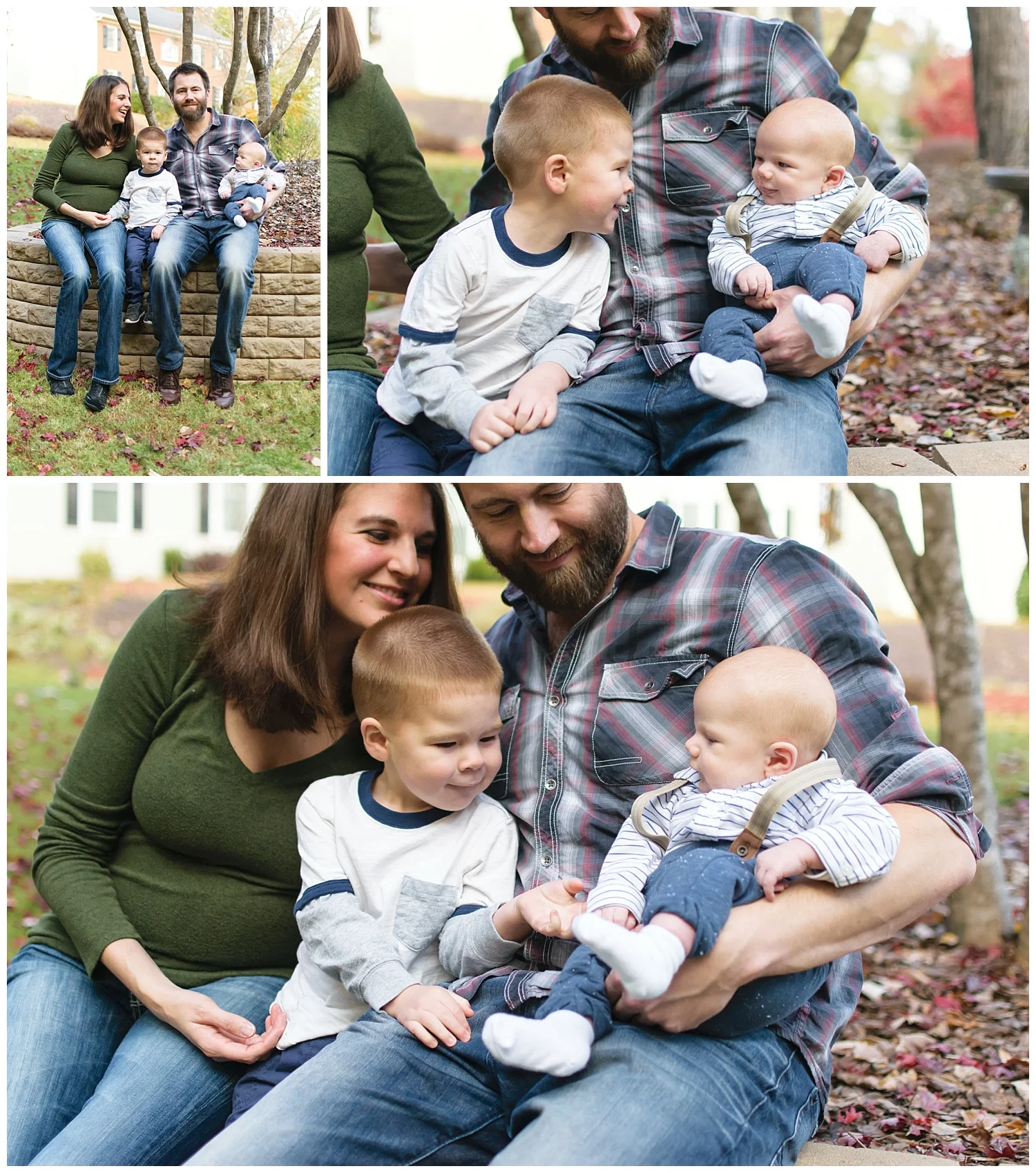 these are lifestyle images of a family during a family session in marietta georgia.