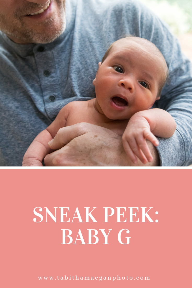 sneak peek - baby g - lifestyle newborn session 
