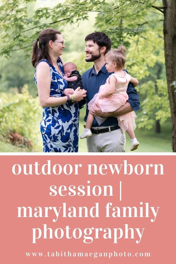 Outdoor Newborn Photography | Maryland Newborn Photographers