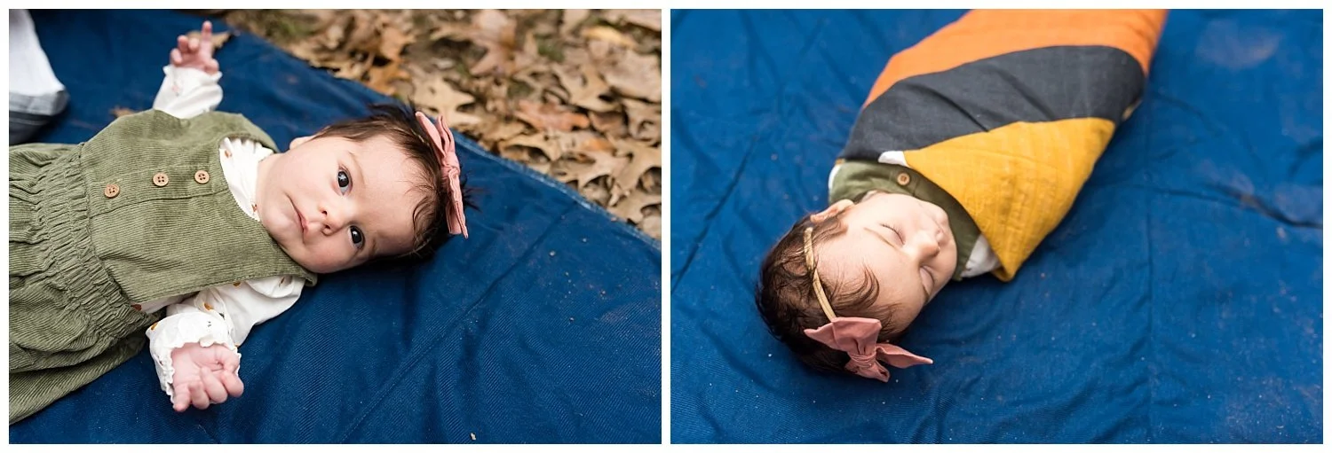 Outdoor Fall Newborn Family Session | Rock Creek Park — Tabitha Maegan ...
