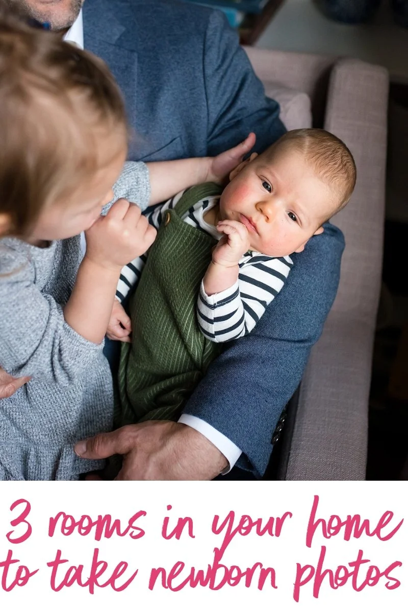 3 rooms in your home to take newborn photos