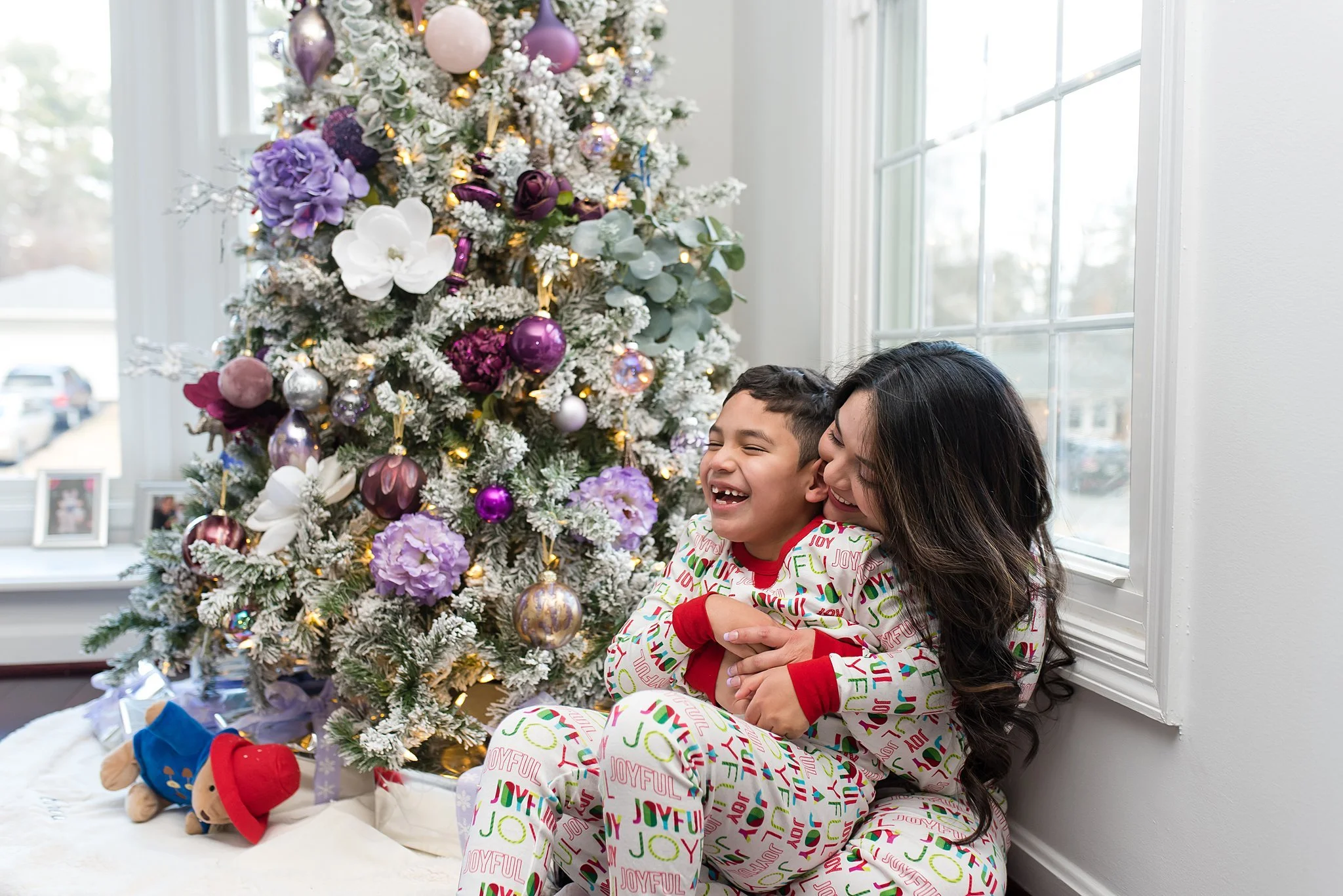 In Home Holiday Family Photos