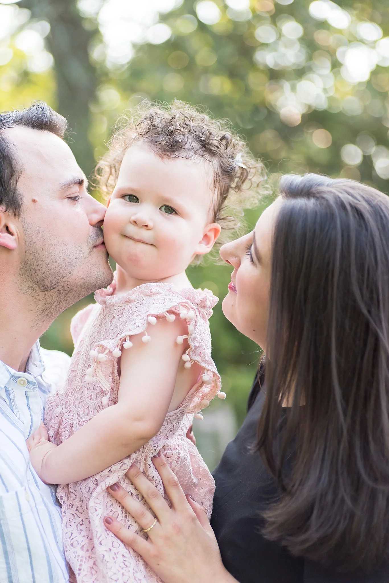 Family of Three | National Cathedral in Washington DC