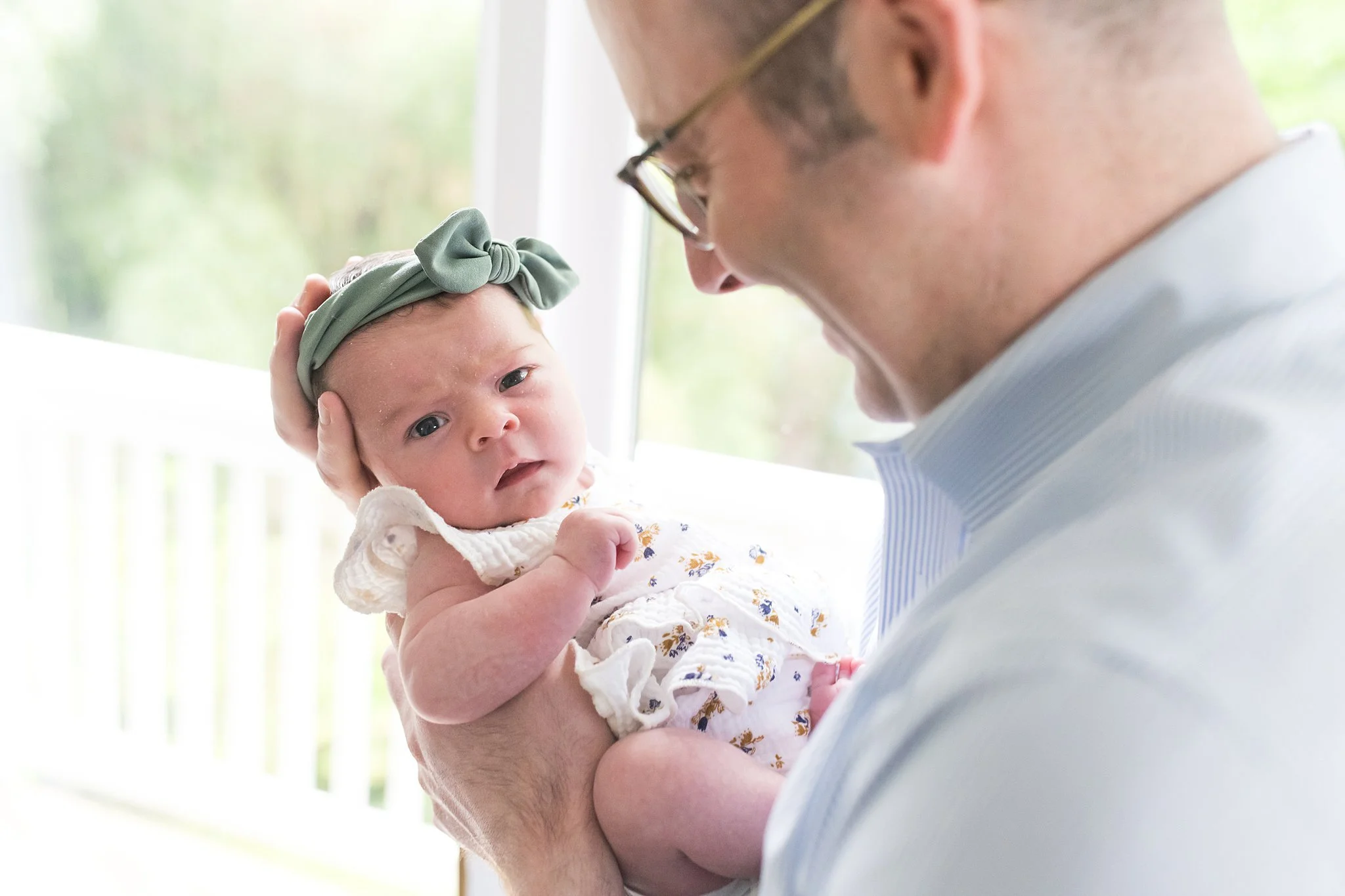 In Home Newborn Session Ideas with a Sibling | Bethesda Maryland Newborn Photographers