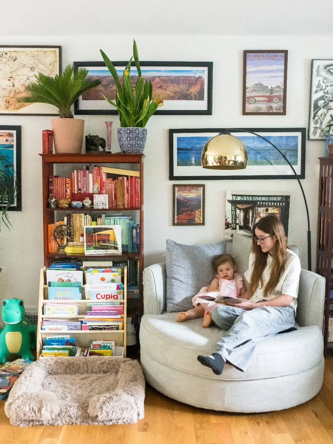 Activities during your in home family session such as book reading is such a nice way to add variety to your gallery and freeze this moment in time!