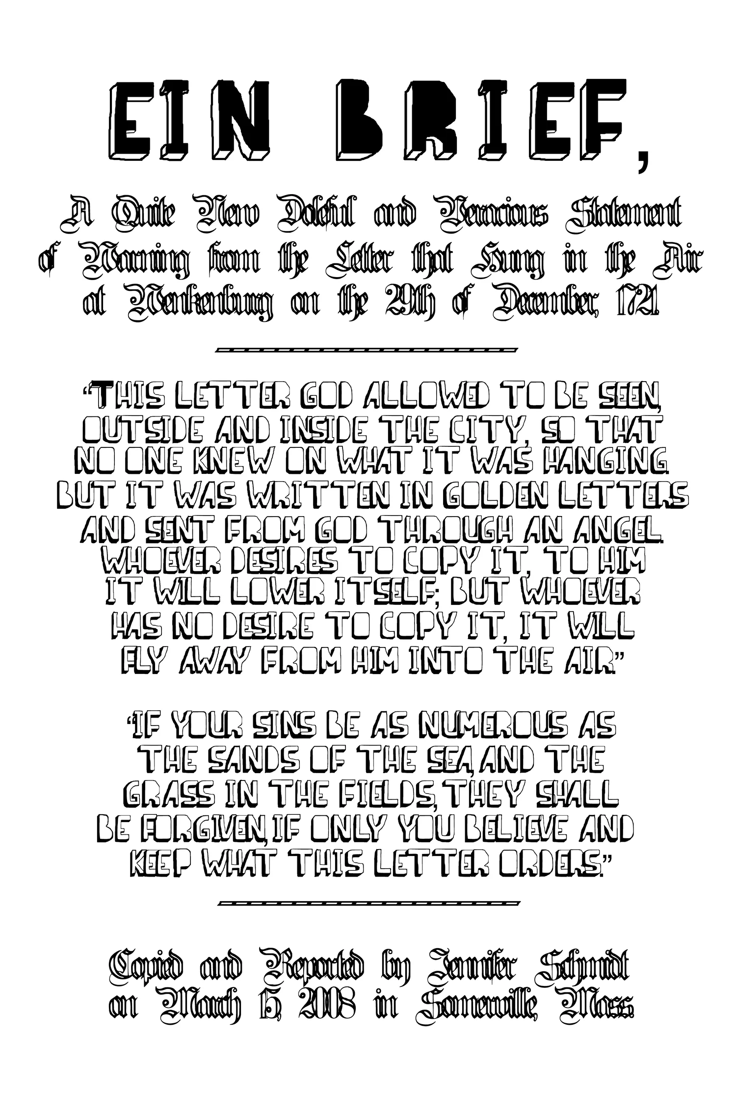COPY OF A LETTER - 2008