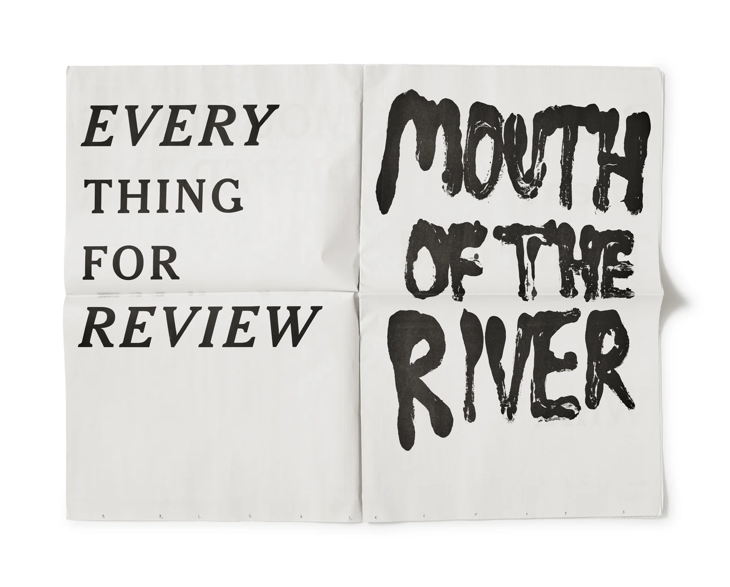 Reviewing the Review, Everything for Review (Broadside Poems) - 2017