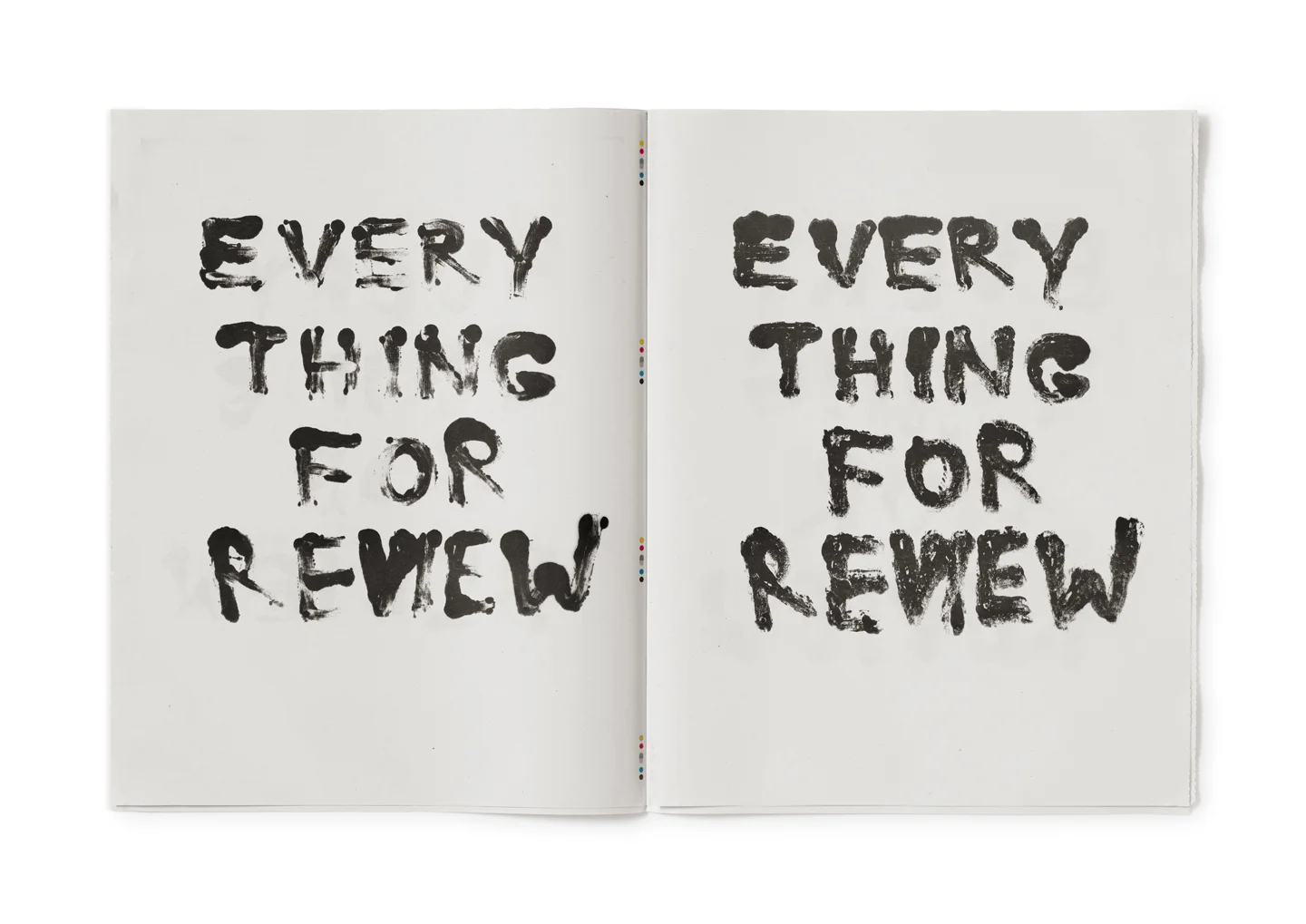 Reviewing the Review, Everything for Review (Tabloid) - 2017
