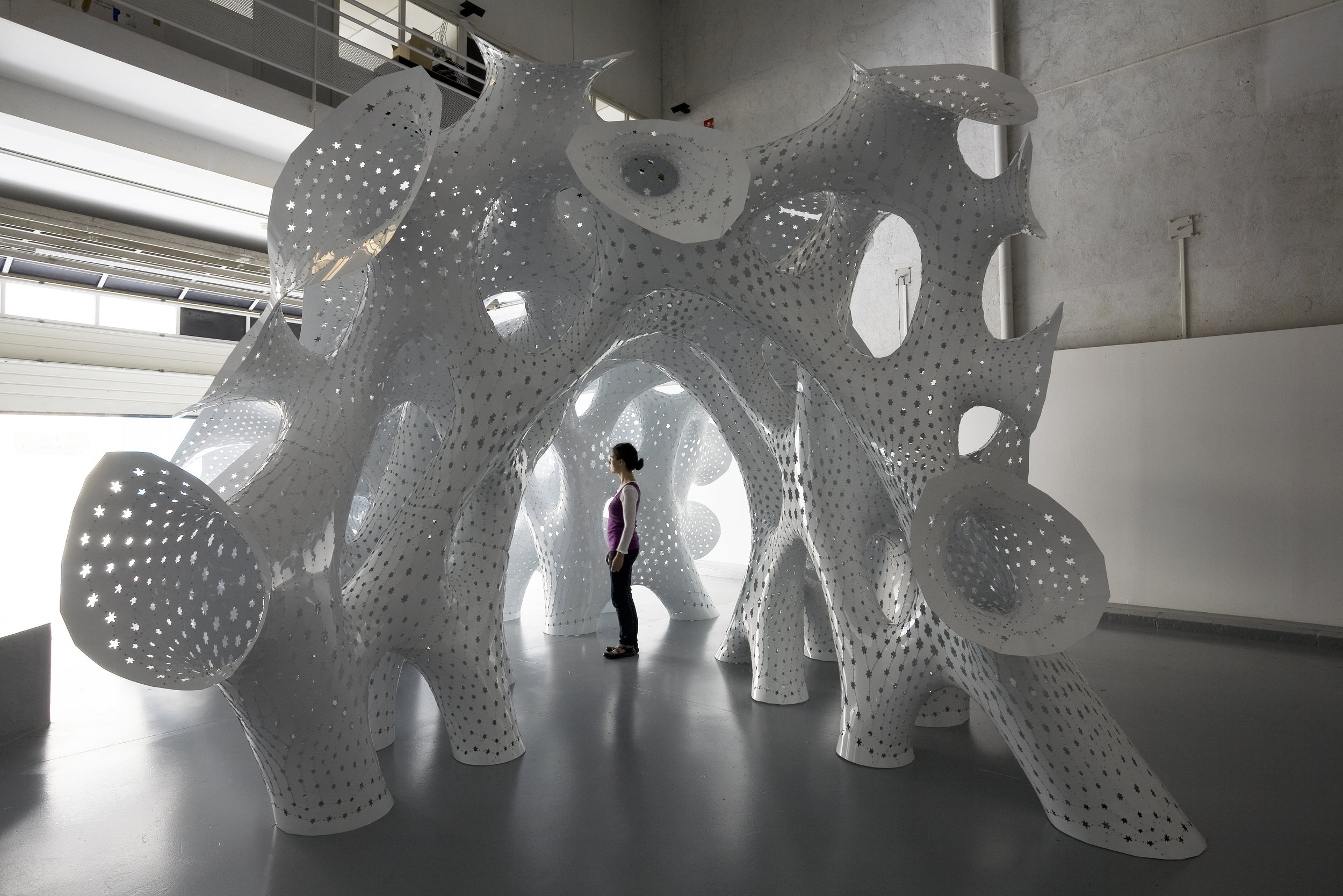 MARC FORNES/THEVERYMANY Creates Two Sculptural Installations In France