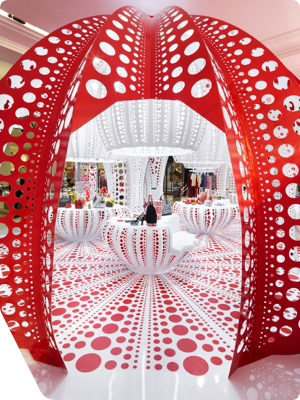 Louis Vuitton x Yayoi Kusama Pop-Up