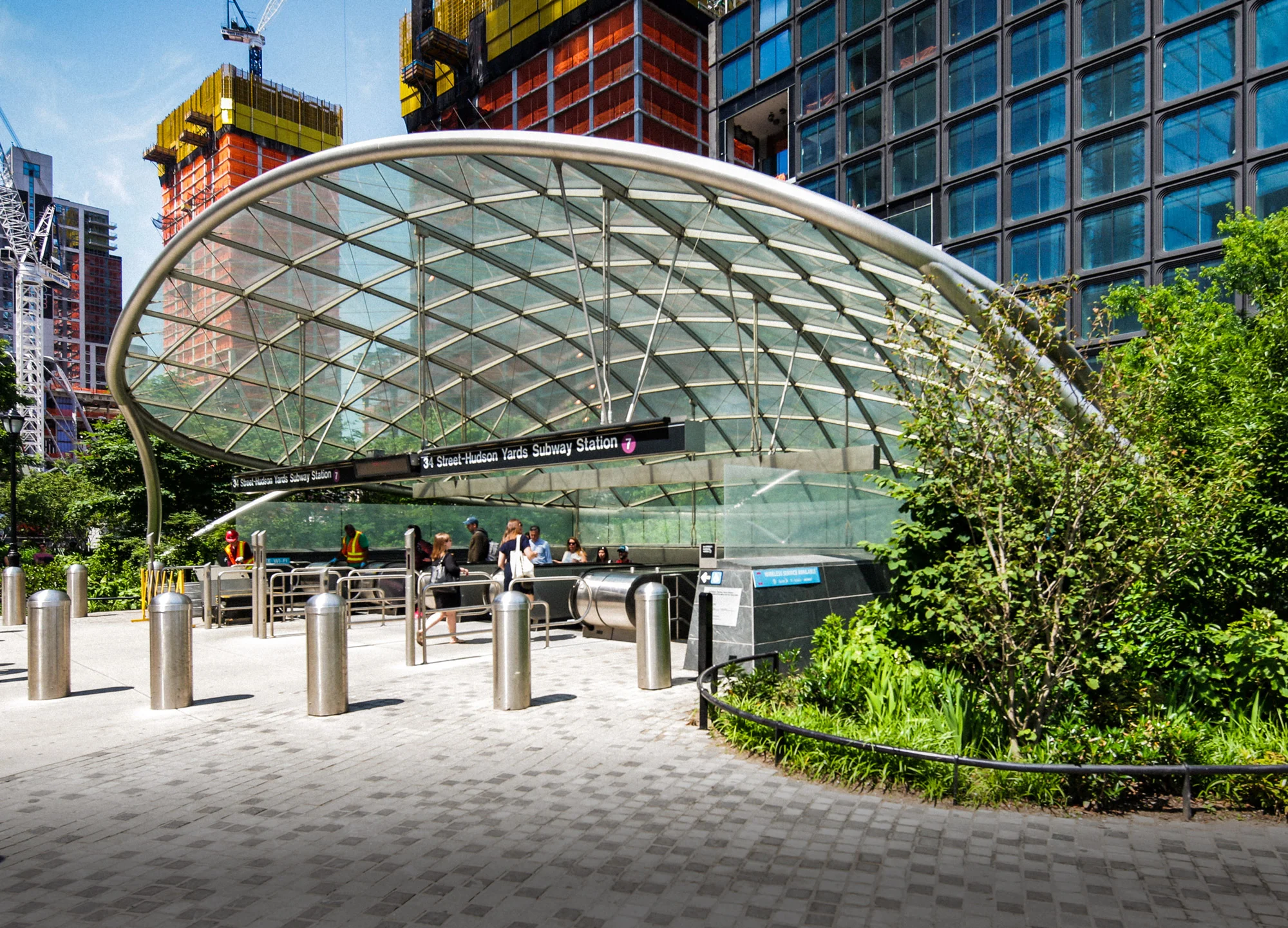 Entrance to the 7 Train