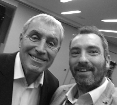 With Englands most capped player of all time Peter Shilton at recent conference