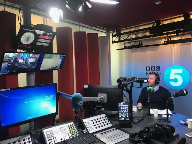 Steve Sallis on 5live with Annie Foster