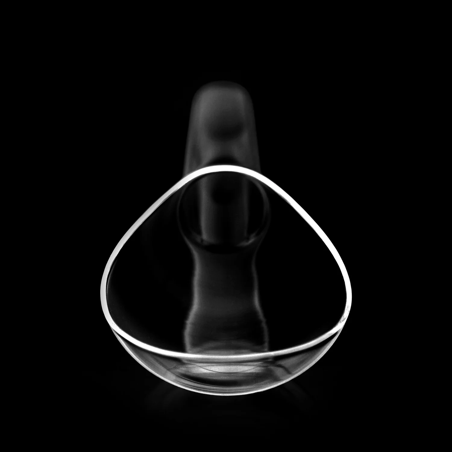 NIHIL • serving spoon • hand blown borosilicate glass • W150MM