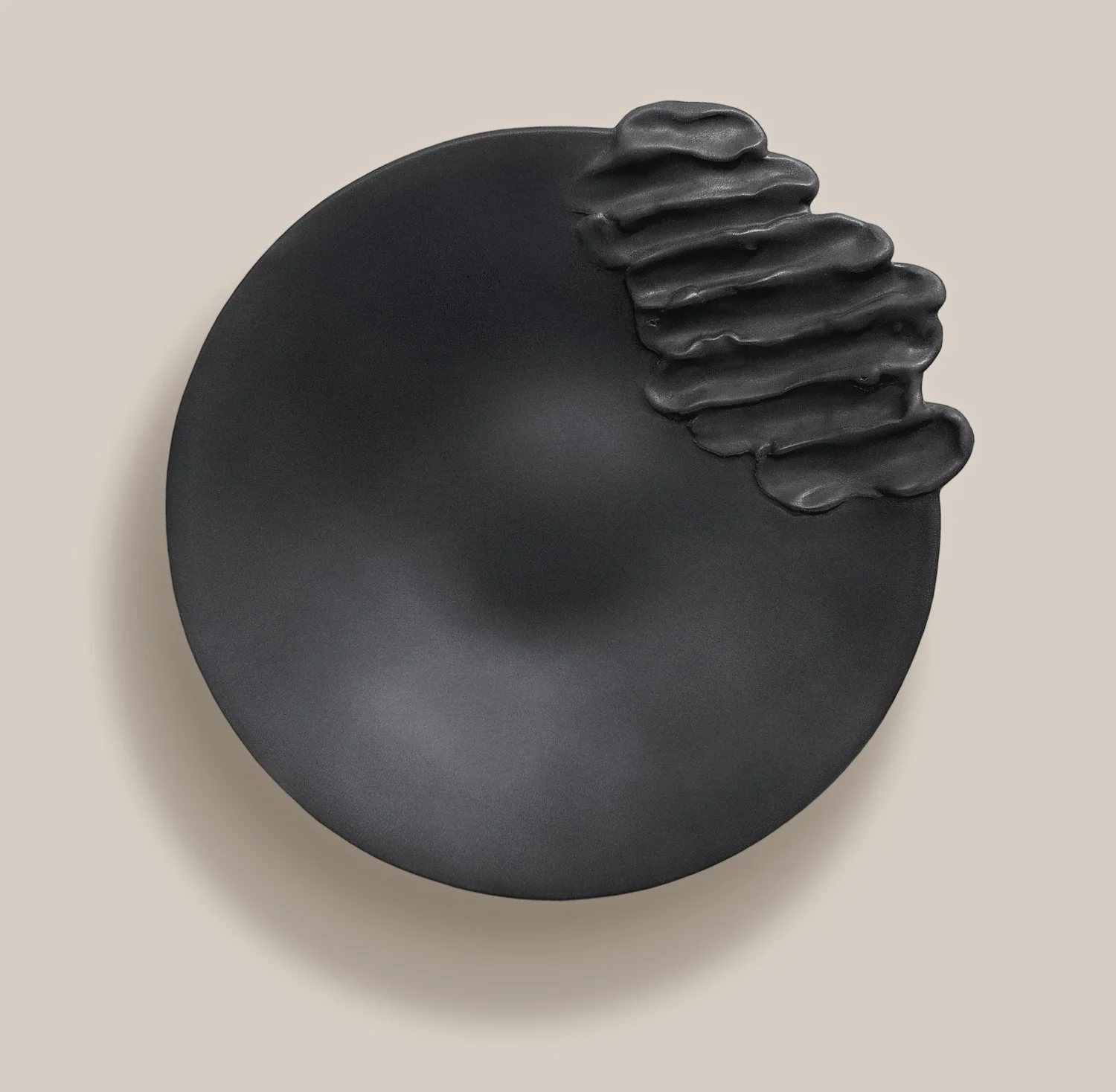  SMUDGE • serving dish • pressed and handbuilt glazed stoneware 