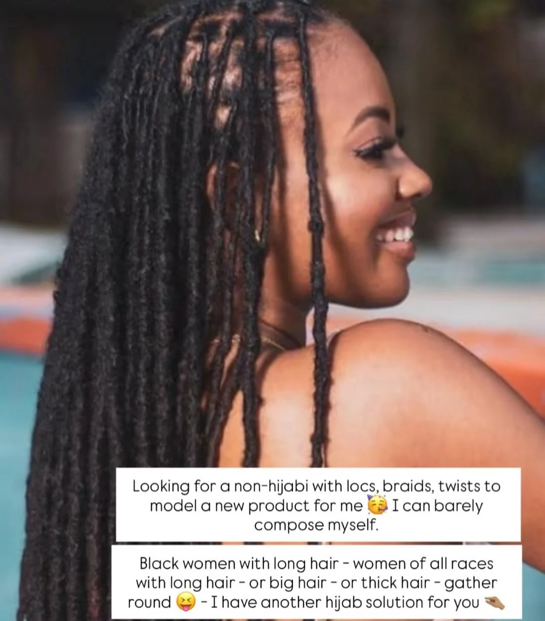 MODEL CALL! If you have long hair and been trying to get your hijab on right - I have a solution for you! But I need a non-hijabi model. Locs, braids, twists, curls - DM me if you&rsquo;re in the DMV and you&rsquo;d like to model!