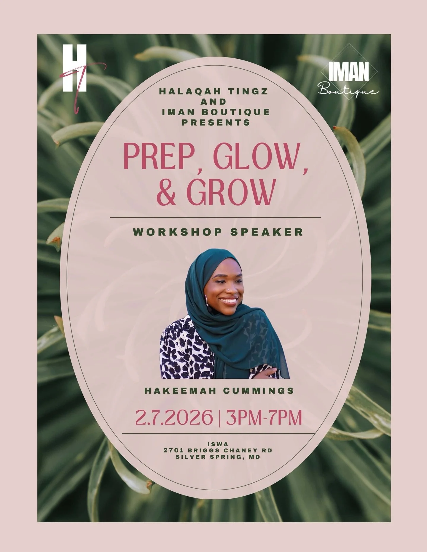 Catch me vending and speaking at the @halaqahtingz Prep Glow and Grow Ramadan readiness event on Feb 7! All my products will be there 🙌🏾 and I&rsquo;ll be giving a short talk on &lsquo;Stepping into the Month of Noor&rdquo; ✨ inshallah - see you th