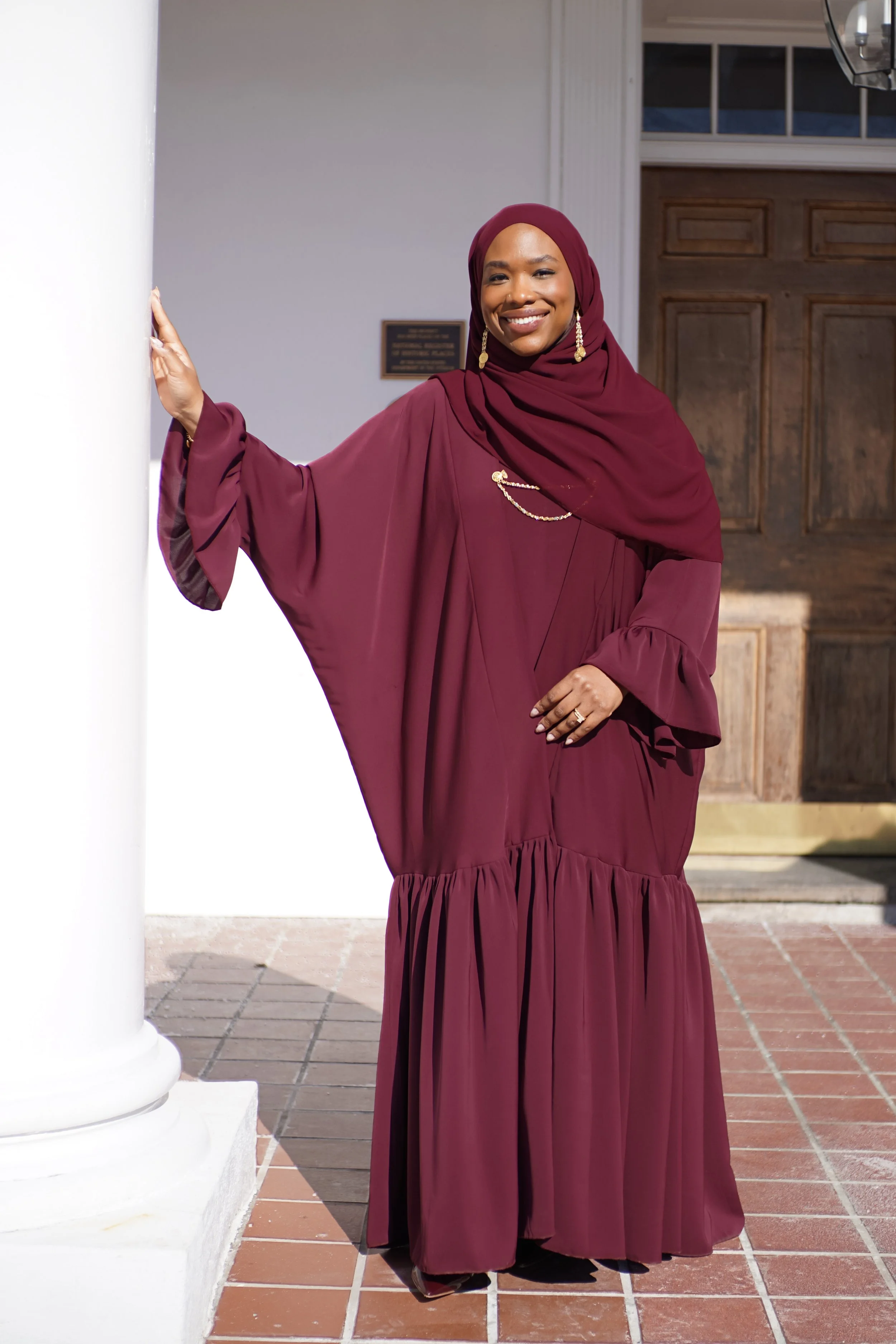 Ana Ruffle Abaya Set (6 Colors!)
