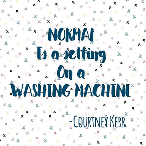 Normal?  Not.