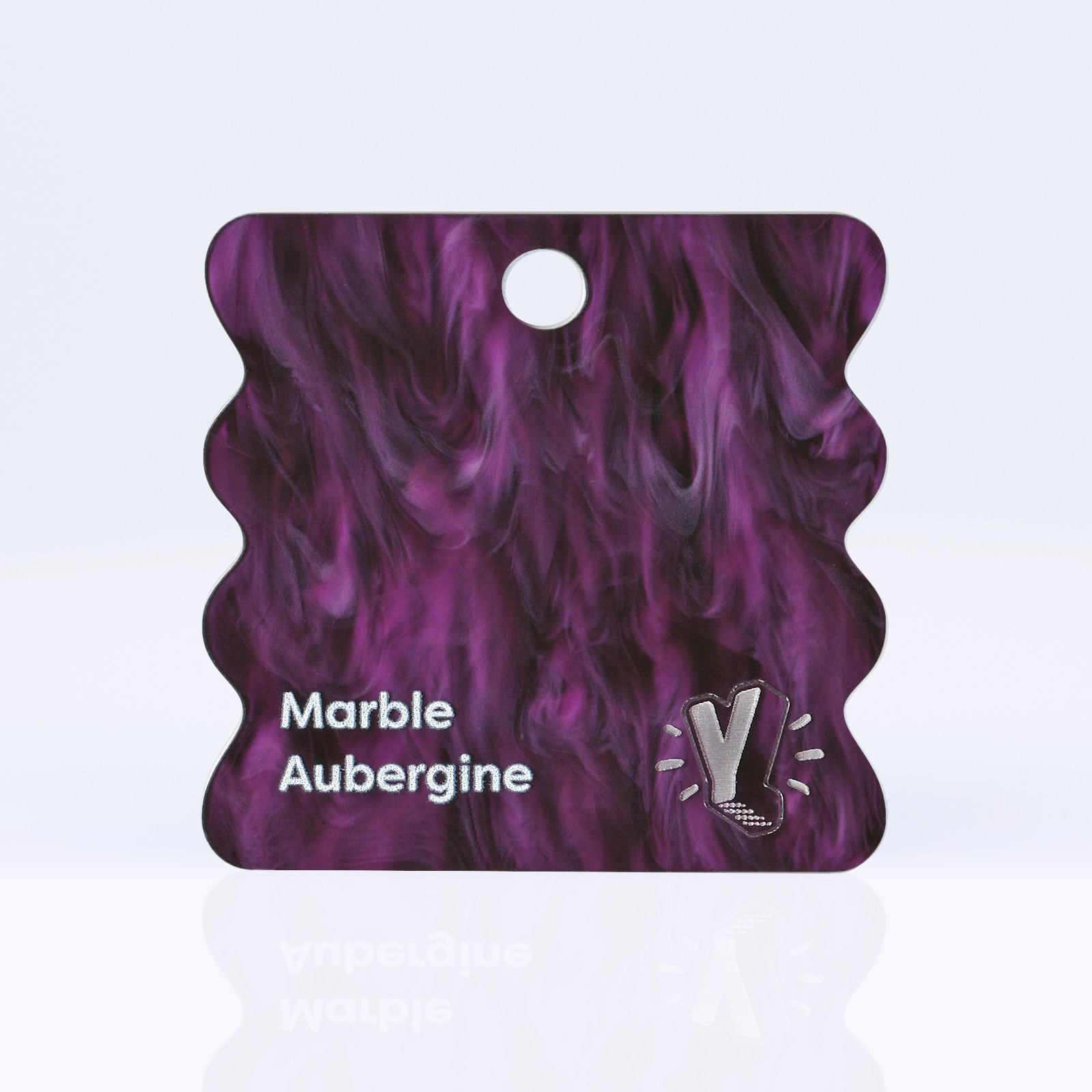 Marble Aubergine
