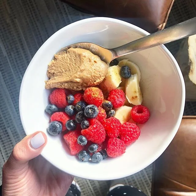 One last breakfast bowl in Breckenridge before heading home after the best weekend 🥰. 10/10 would recommend doing a joint bachelor/bachelorette party. We had some skeptics but our friends knocked it out of the park. 103 day countdown until @jacobfox
