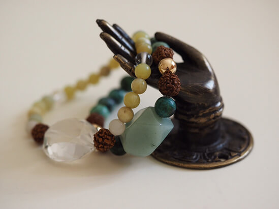 mala jewelry product photography by Function Creative Co.