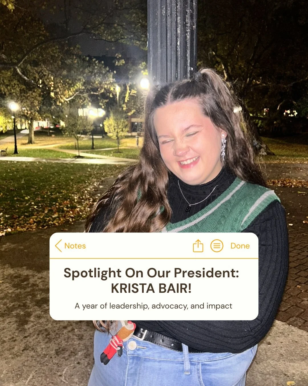 Spotlighting our President, Krista!🌟

A year of leadership, advocacy, and impact. And she&rsquo;s just getting started!

We&rsquo;re proud to recognize her impact in our community, and we&rsquo;re looking forward to all that&rsquo;s ahead with her a