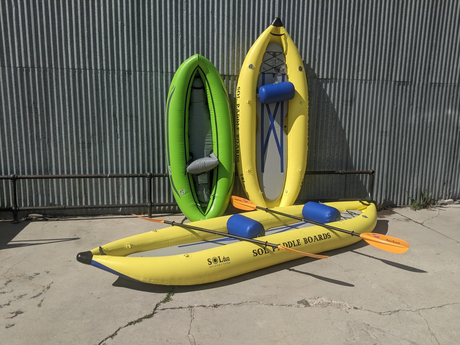 Inflatable Kayaks Half Day